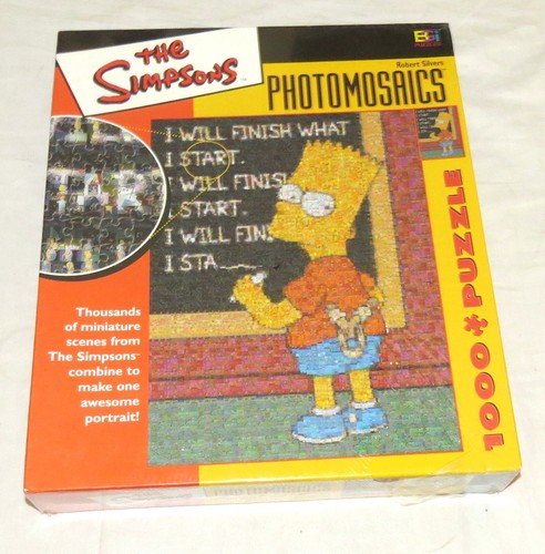 Photomosaics The Simpsons Movie 1000-Piece Puzzle Homer Simpson | eBay