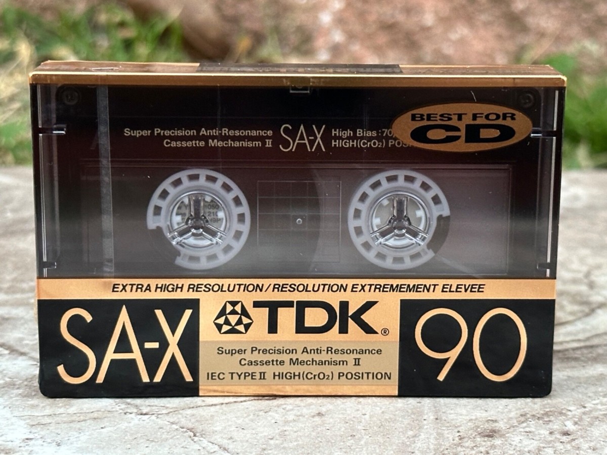 NEW 80s TDK SA-X 90 Japan Type 2 High Bias Blank CHROME Cassette