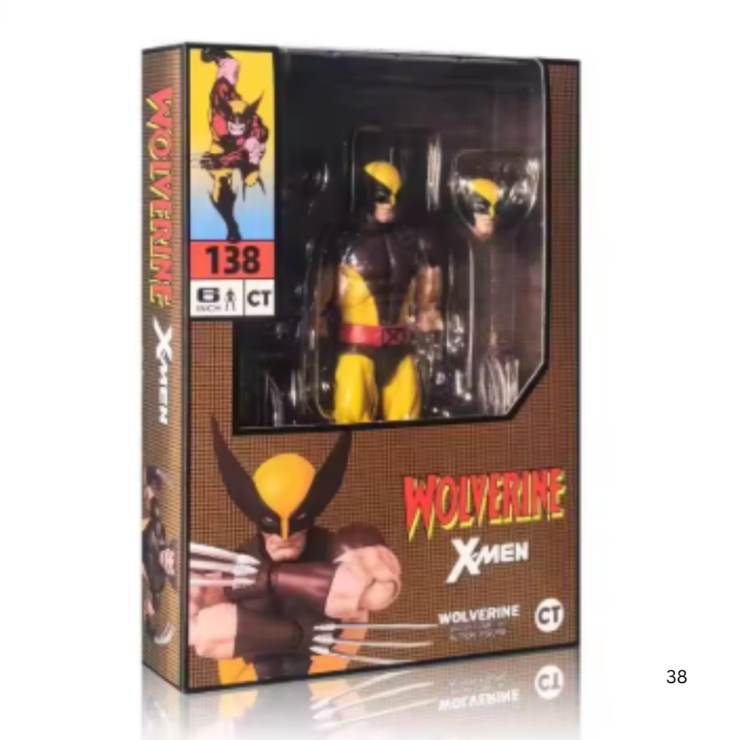 MAFEX No.138 X-MEN Wolverine Brown Suit COMIC Ver Action Figure US