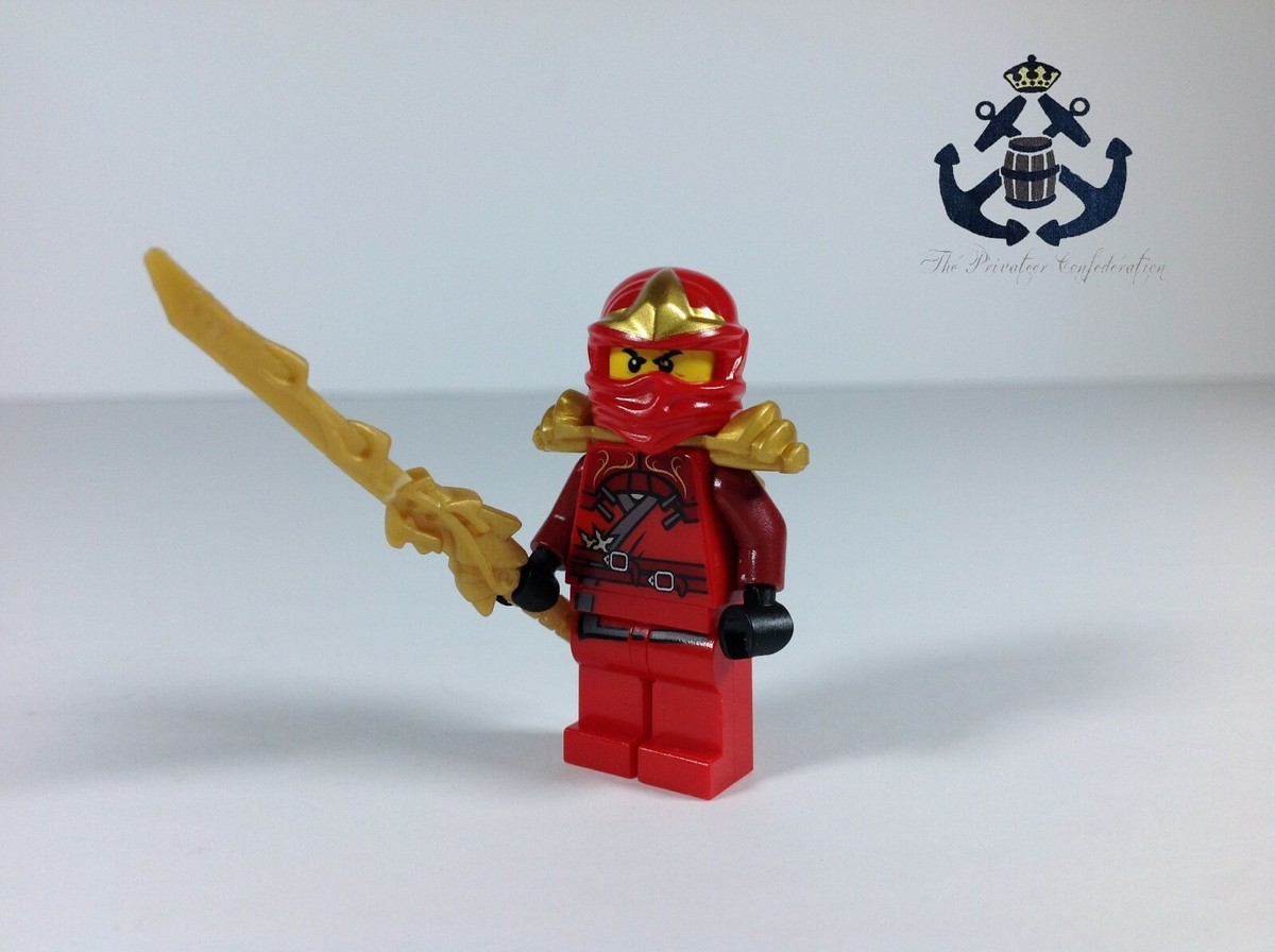 LEGO Minifigure Kai ZX - Shoulder Armor + Pearl Gold Sword njo032