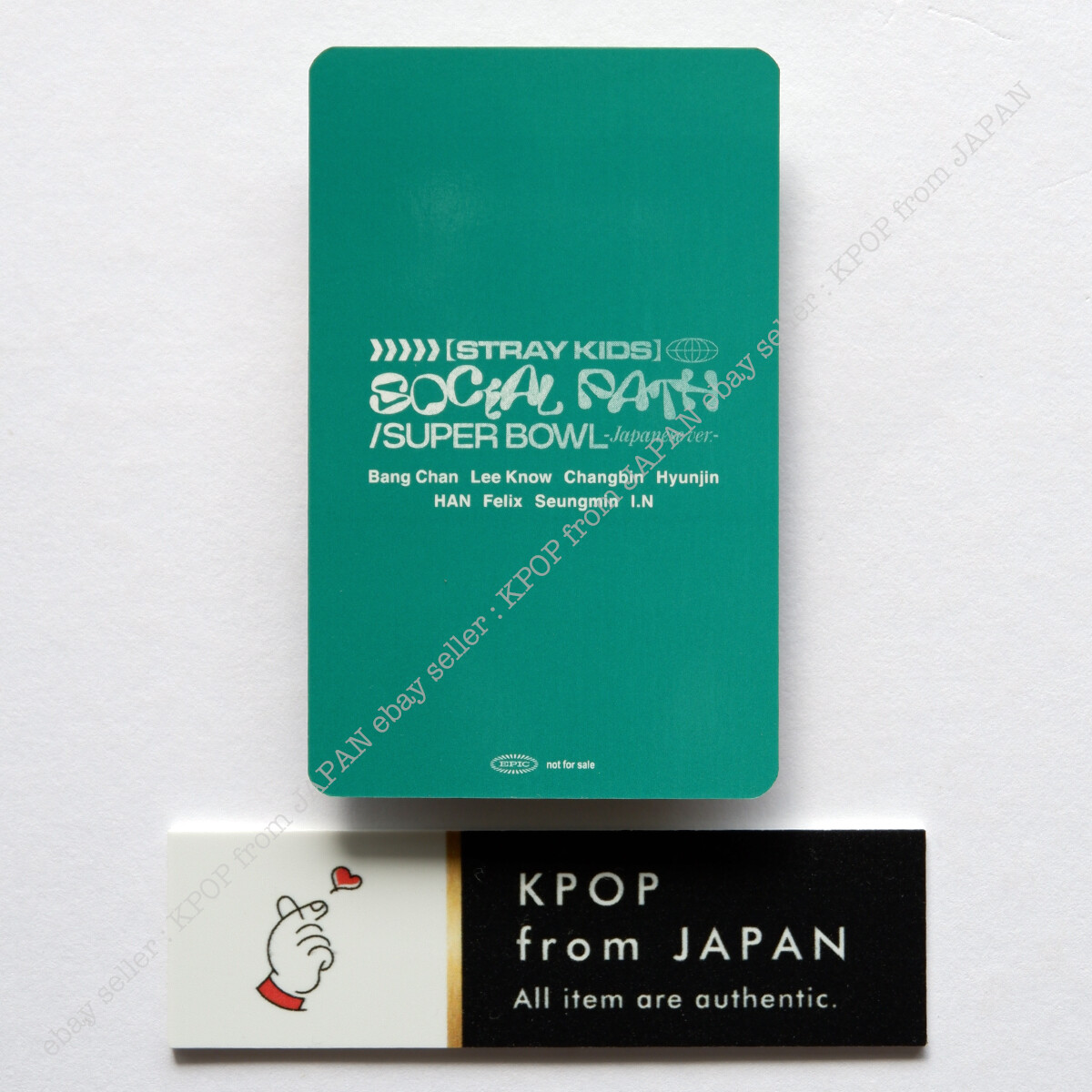 Stray Kids Social Path Official POB Unit Photocard JAPAN Hyunjin