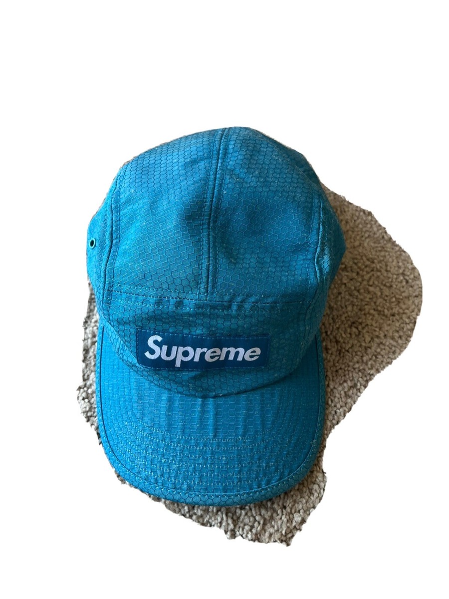 Supreme Honeycomb Ripstop Camp Cap Blue Made With Kevlar | eBay