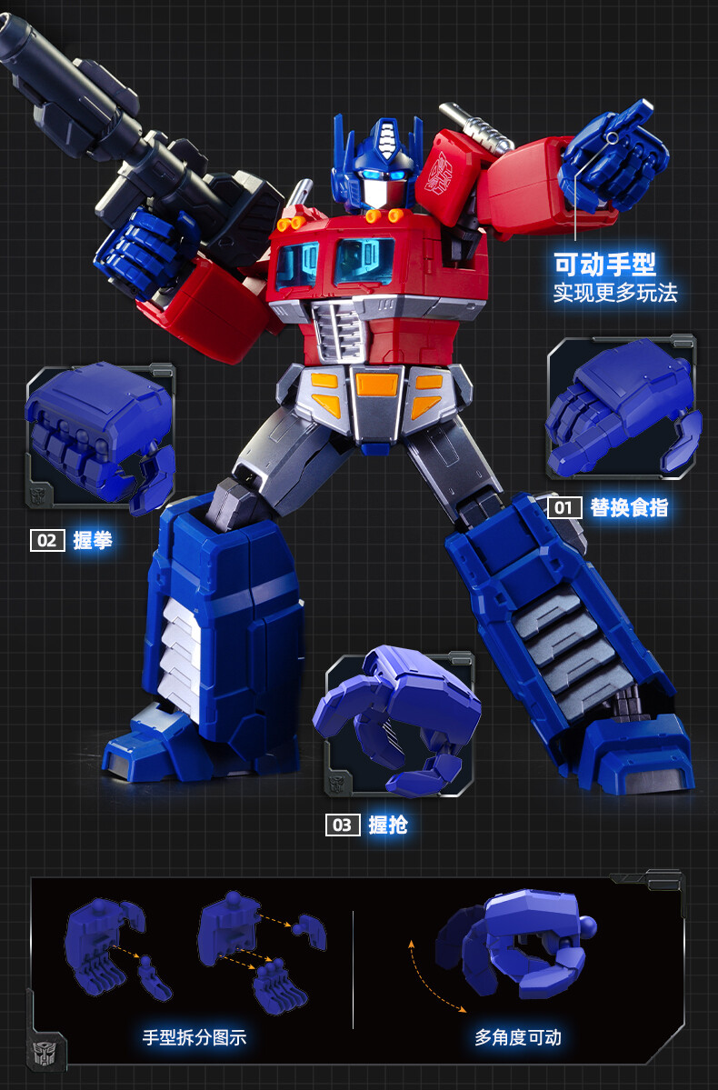 Bloks Transformers 40th Anniversary Optimus Prime G1 1/12 7
