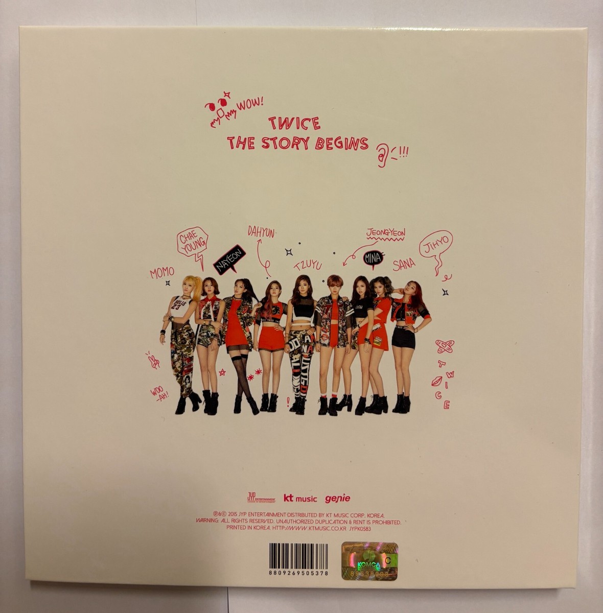 TWICE [THE STORY BEGINS] MOMO Autographed Signed Album SIXTEEN
