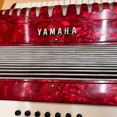 YAMAHA Accordion YA-18 Red 30 Keys 18 Bass Good GP | eBay
