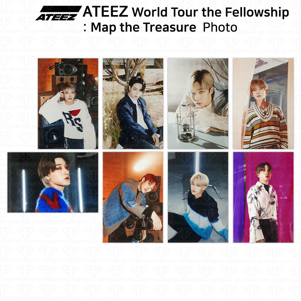 ATEEZ The Fellowship Map The Treasure World Tour Version Official