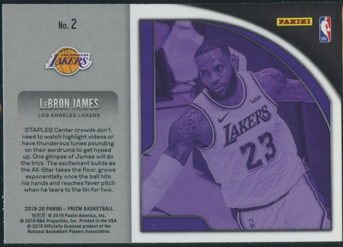 希少】2019-20 Lebron James HYPER PRIZM 2019-20 Panini Prizm Lebron