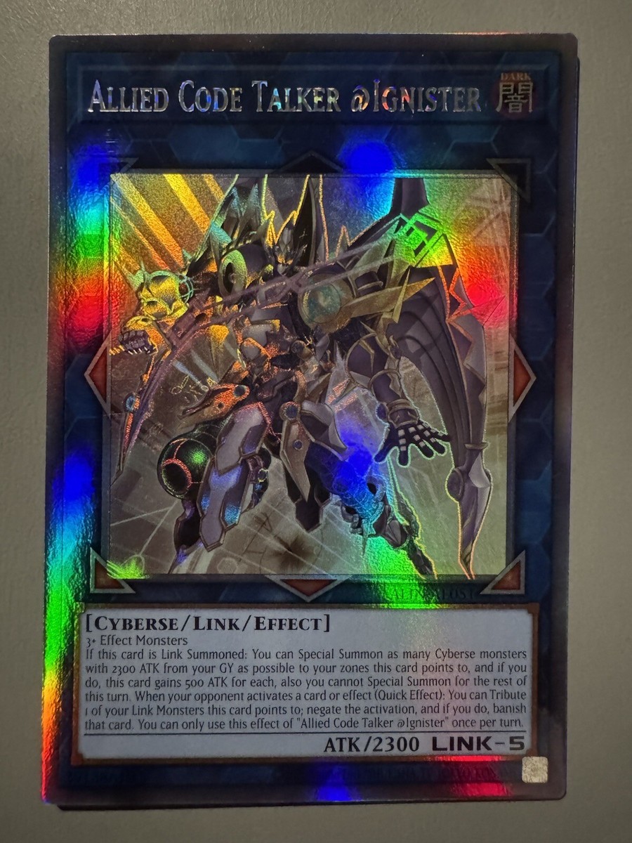 YUGIOH ALLIED CODE TALKER @IGNISTER ASIA ENGLISH ALIN-AE051