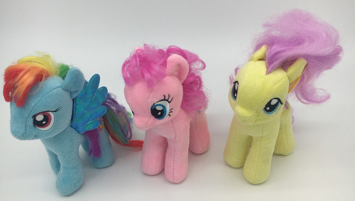 Ty My Little Pony MLP 3 Plush Brushable Pony Horse 6
