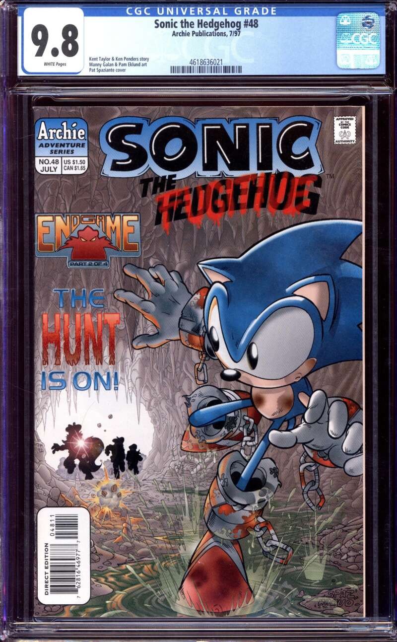 アメコミリーフ Sonic the Hedgehog #50 CGC 9.8 アメコミリーフ Sonic