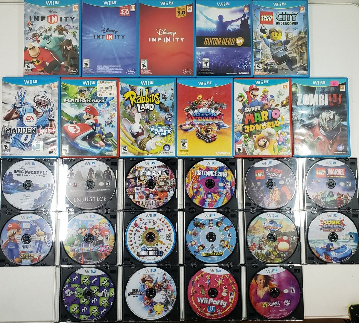 Nintendo Wii U Game Lot | Buy 3 Get 1 Free | Free Ship $25+