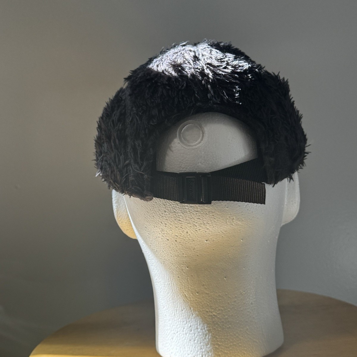 Supreme Fuzzy Camp Cap Black FW24 Brand New | eBay