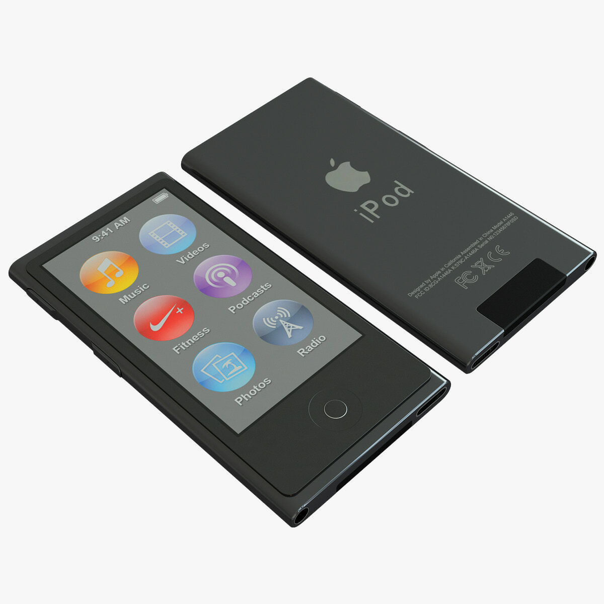 Apple iPod nano 7th Generation Space Gray (16 GB) MP3 Player