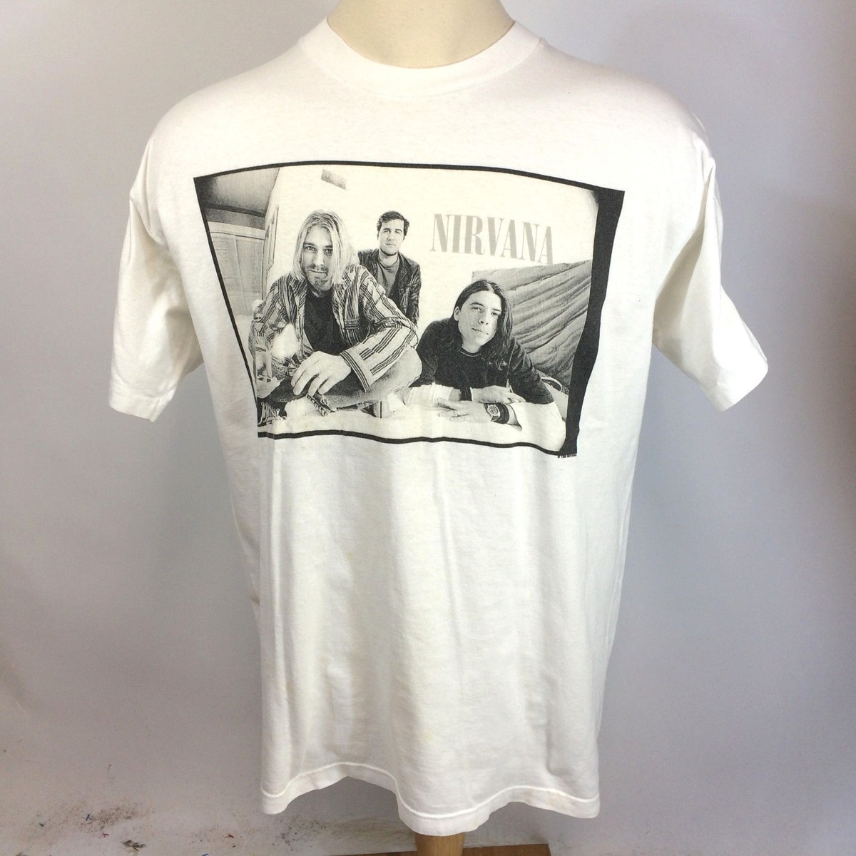 Rare 1996 Vintage USA Wild Oats Kurt Kobain Nirvana T Shirt 90's