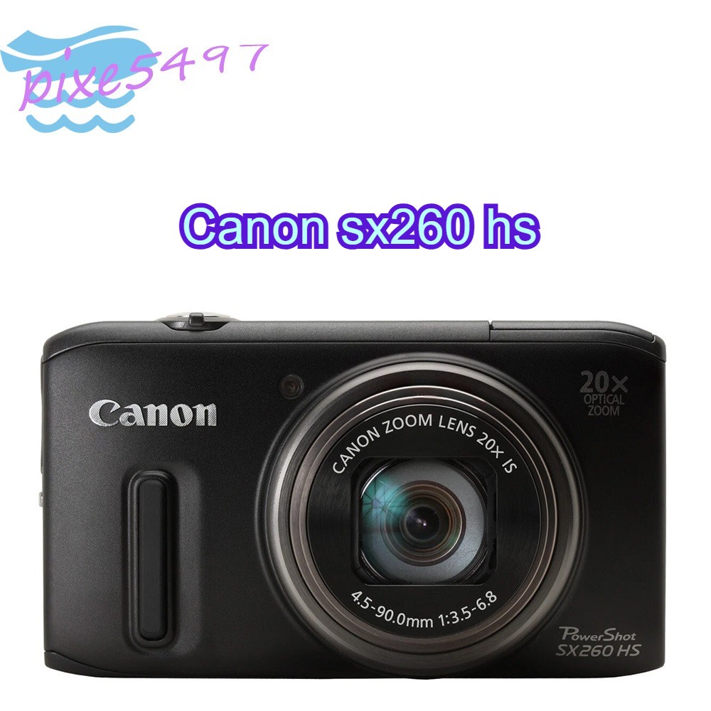 Canon PowerShot SX260 HS Digital Camera 12.1 MP 20x Optical Zoom