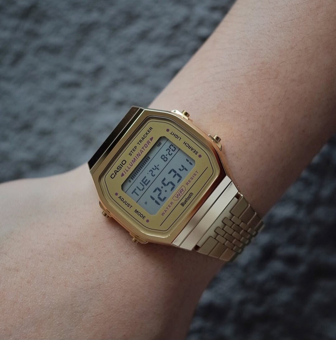 Casio ABL-100 Gold Bluetooth Step Tracker Watch | Illuminator