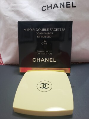 CHANEL DOUBLE MIRROR DUO, OVNI/YELLOW, NIB | eBay