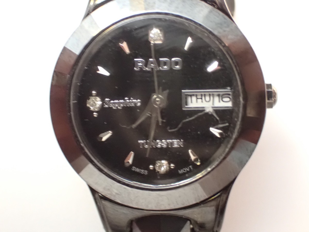 RADO JUBILE 160.0282.3 Black Tungsten Sapphire Women's Wristwatch