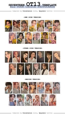 SEVENTEEN 8TH mini album YOUR CHOICE all version PHOTOCARD one