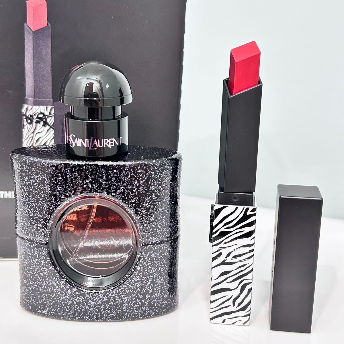 New Yves Saint Laurent Black Opium Parfum & Radical Lipstick Gift