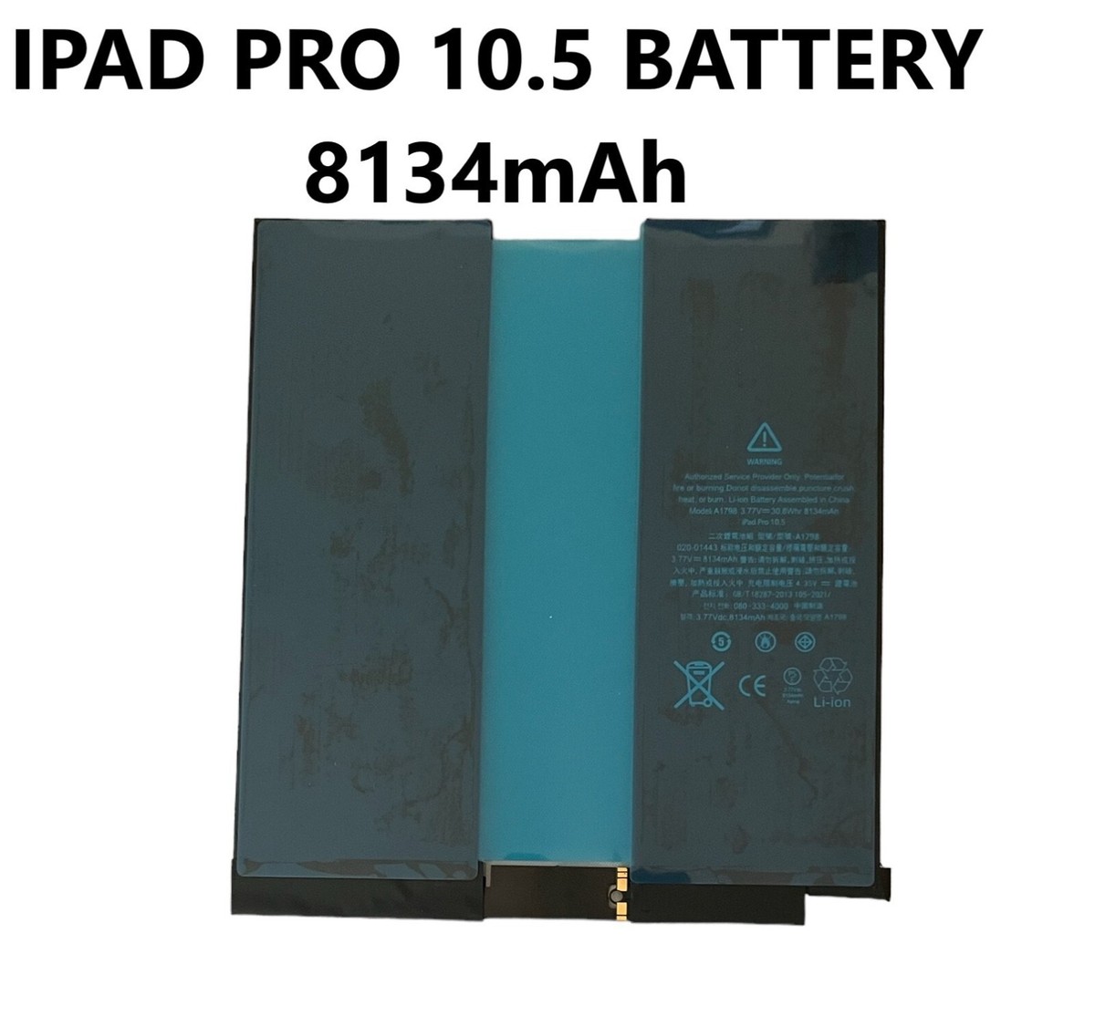 New iPad Pro 10.5 8134mAh Replacement Battery A1701 A1709 A1852