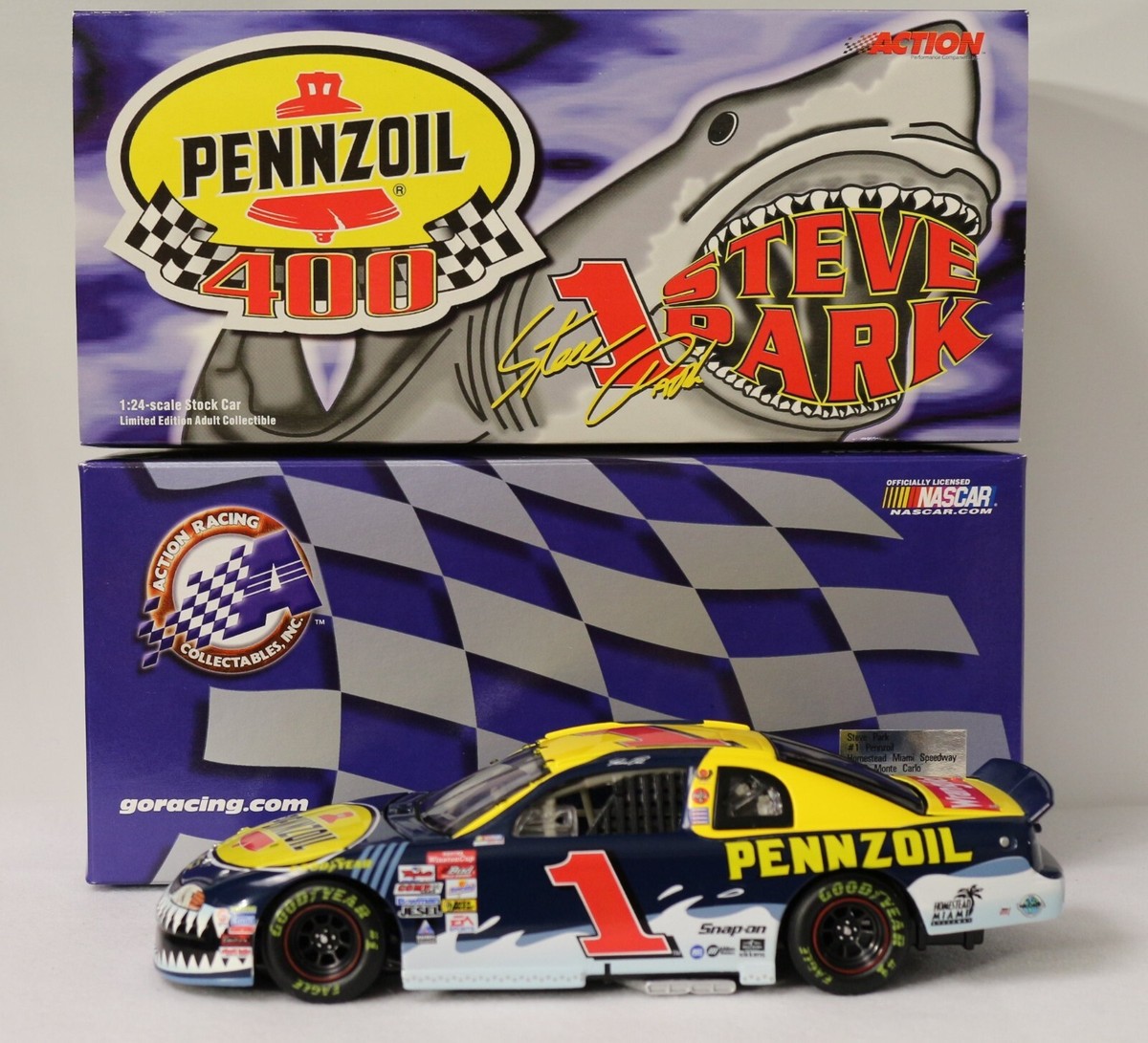 Steve Park Action 1:24 DEI #1 Pennzoil Shark 1999 Homestead Miami