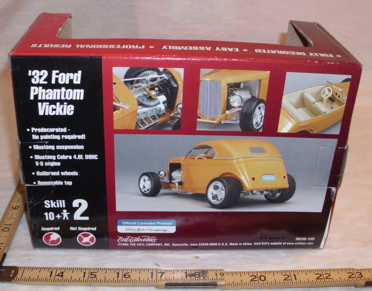 AMT CUSTOM SHOP 32 FORD PHANTOM VICKIE CAR MODEL KIT 1:25 30246 | eBay