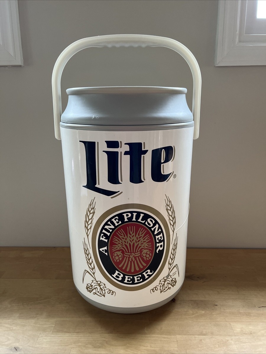 Vintage Miller Lite Cooler Kooler Kraft 21”x12” Insulated Beer Can