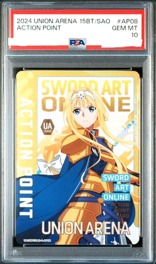 PSA 10 Union Arena Sword Art Online Alice Zuberg Action Point AP