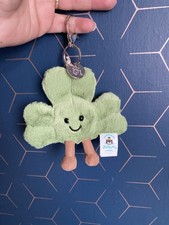 Amuseables Siofra Shamrock Bag Charm Jellycat | Jelly Journal