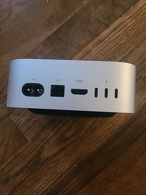 2024 Apple Mac mini M4 Chip 16GB RAM 256GB SSD Silver MU9D3LL/A