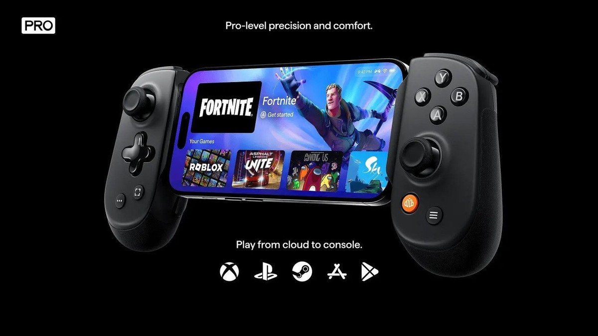 Backbone Pro Mobile Gaming Controller (1st Gen) USB-C Black