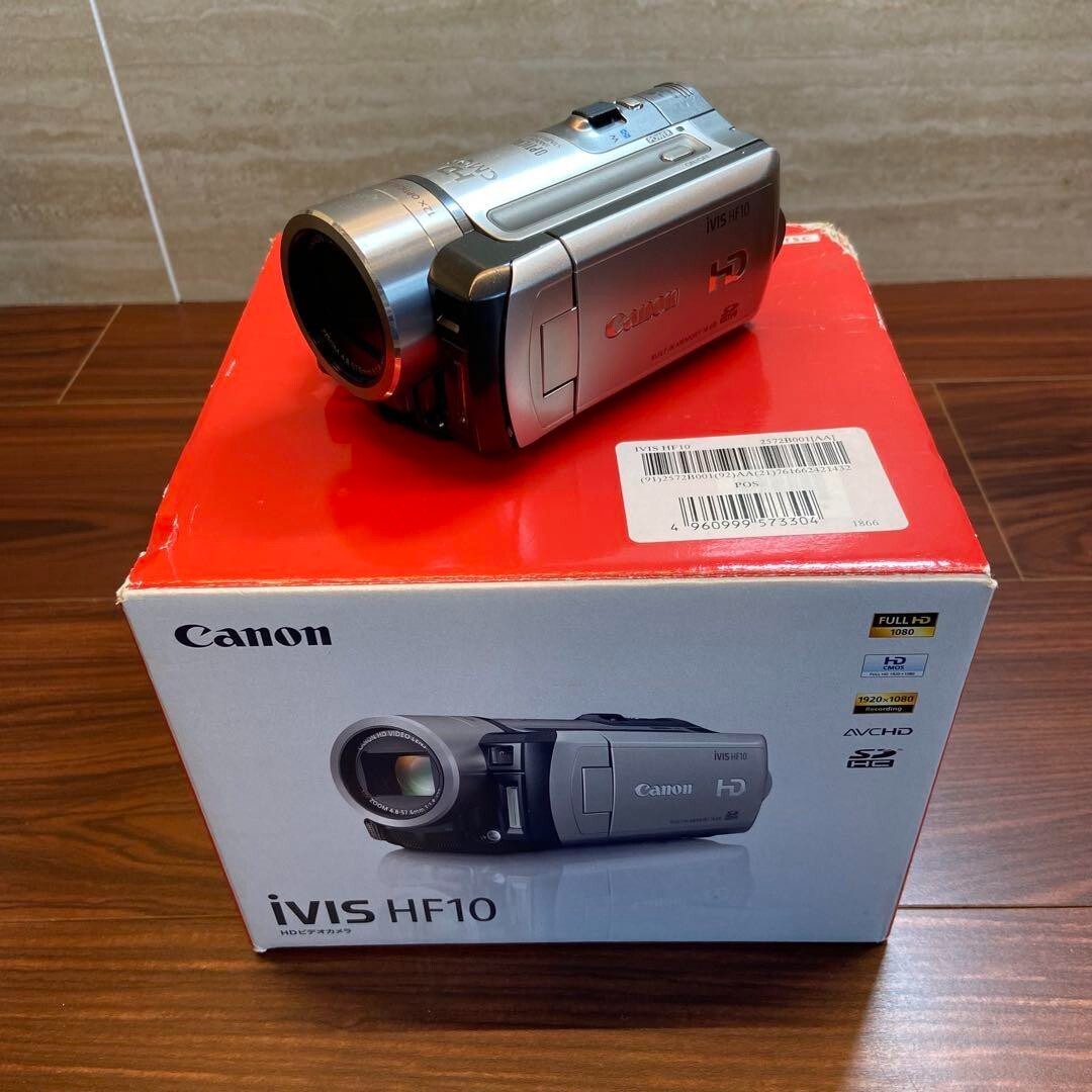 Canon iVIS HF10 ビデオカメラ 1775 iVIS HF10 - キヤノンカメラ