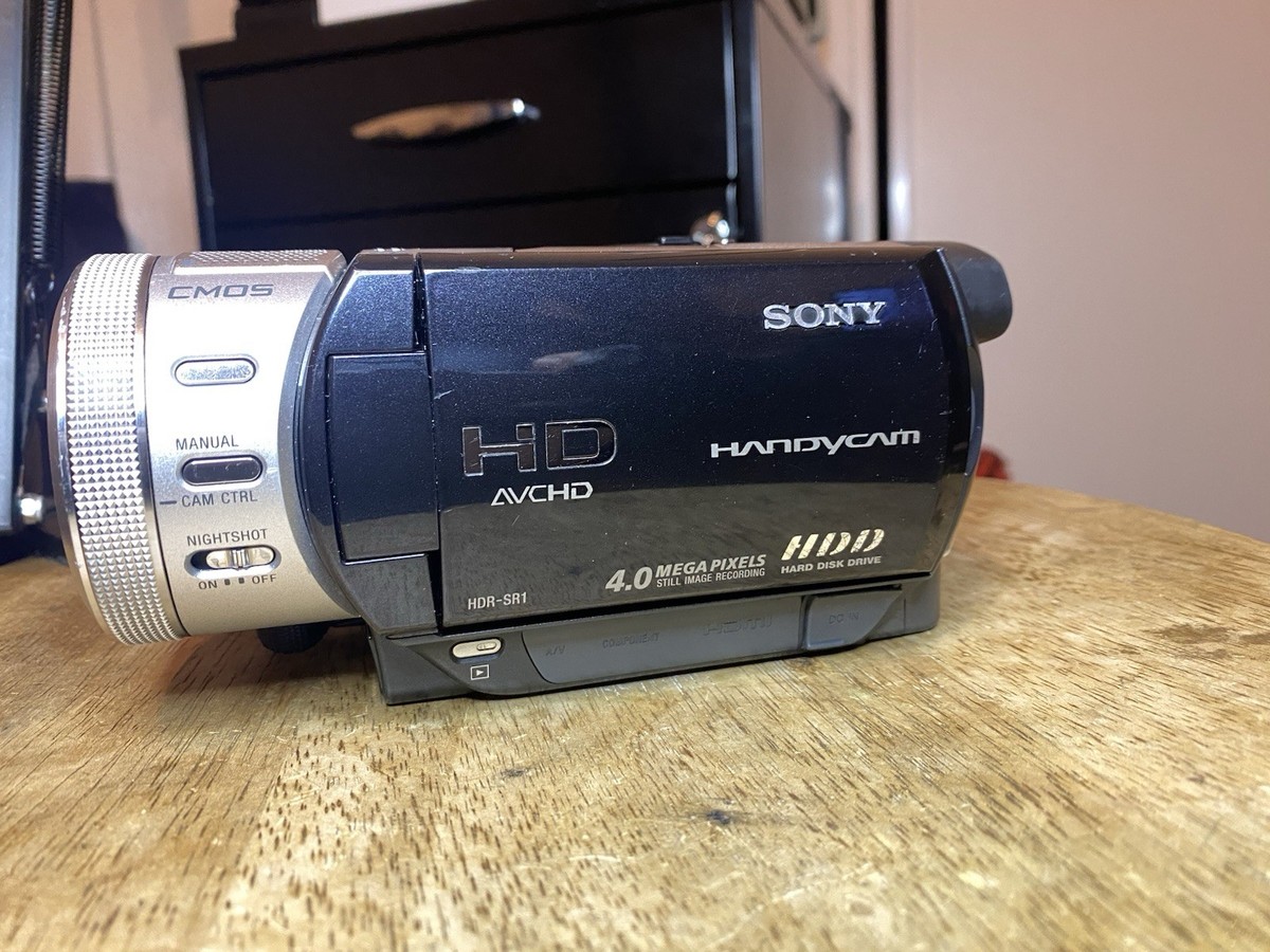 Sony Handycam HDR-SR1 HD 30GB Camcorder Video Camera TESTED