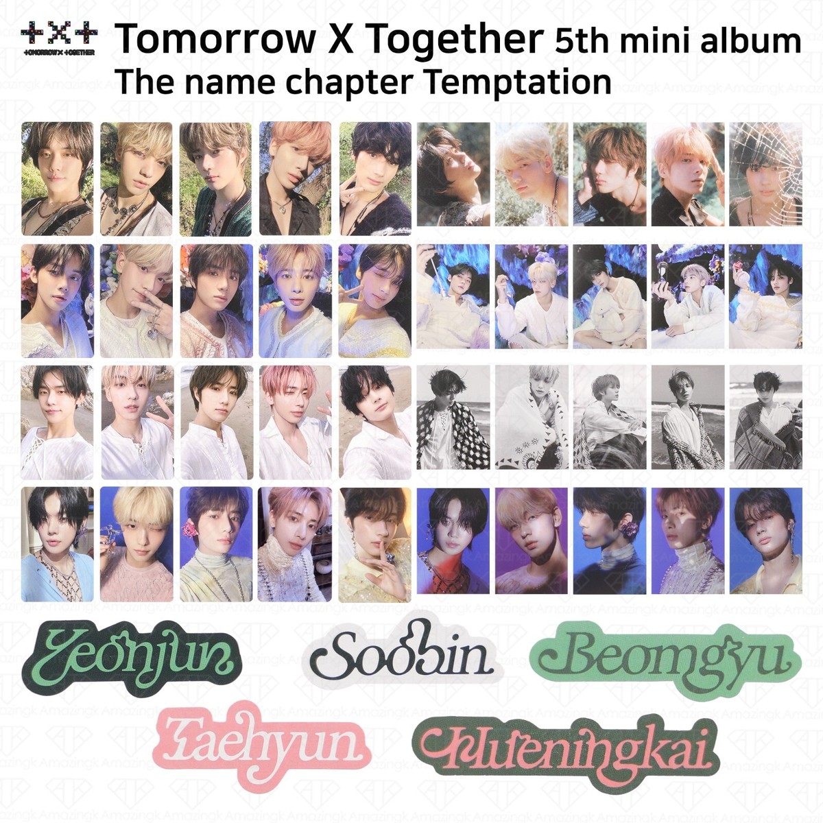 TXT 5th Mini Album The Name Chapter Temptation Official Photocard
