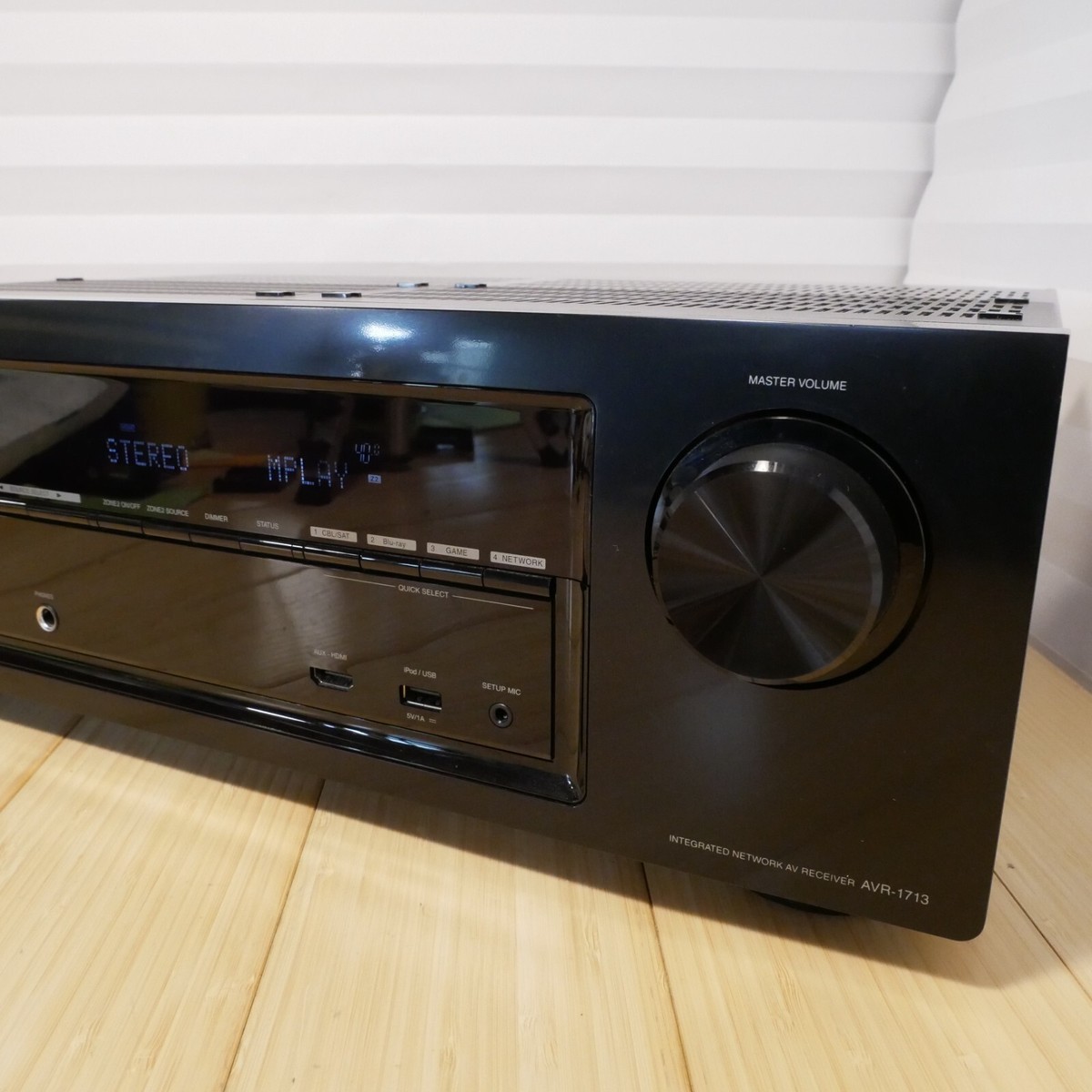 Denon AVR-1713 Integrated Network AV Receiver 6 HDMI Inputs Tested