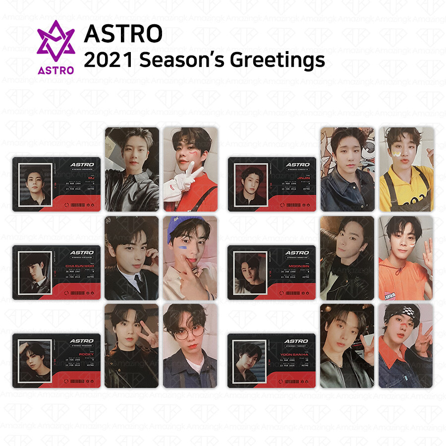 ASTRO 2021 Season's Greetings Official Photocard Ready Start