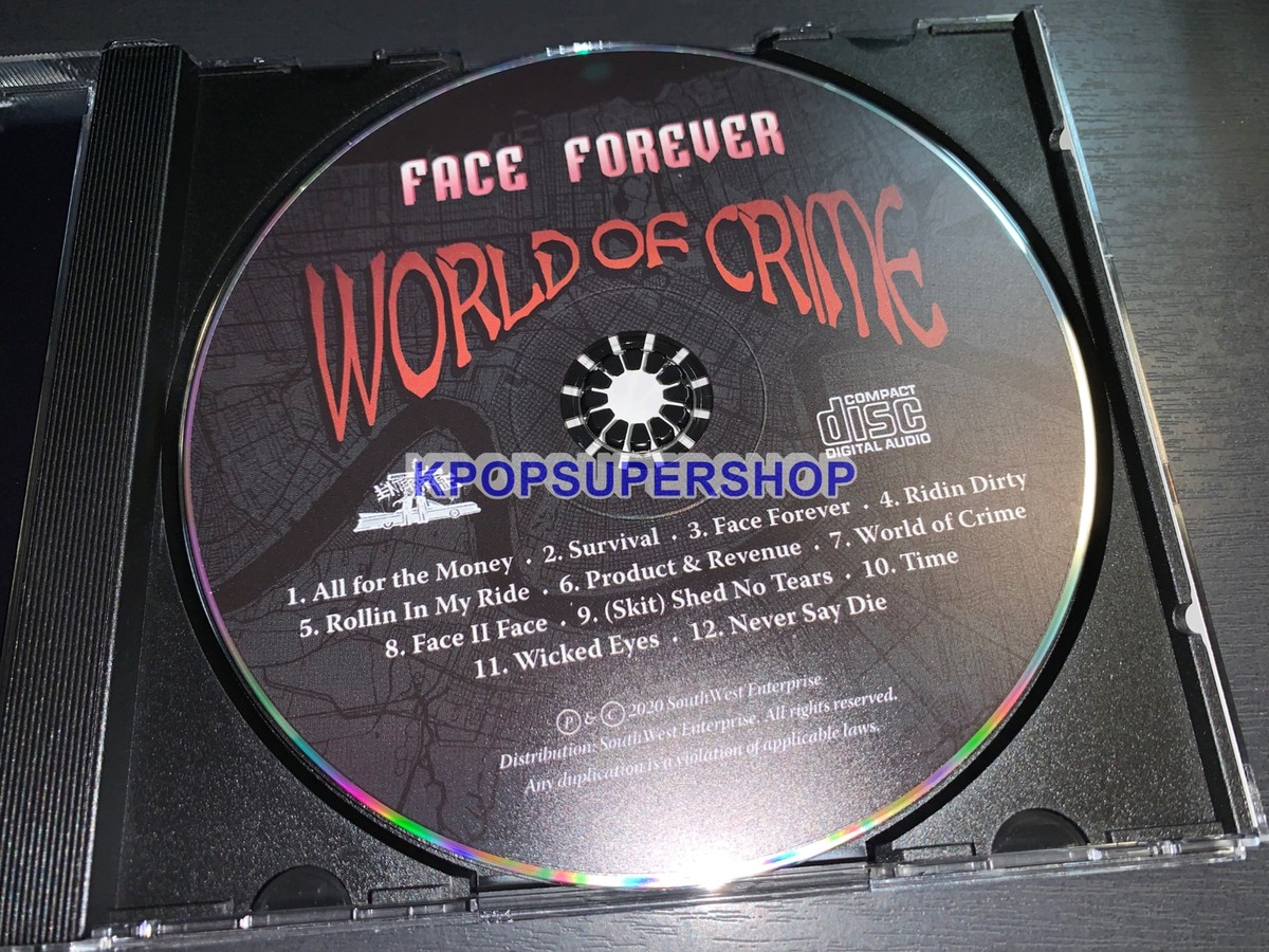 Face Forever Album World of Crime CD Booklet Great OOP Rare New