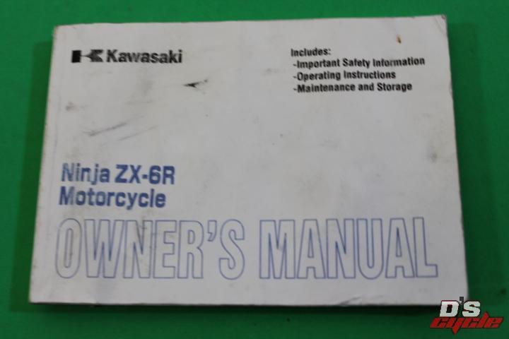 OEM Kawasaki Motorcycle Owners Manual (Pg145) 2001 ZX600 Ninja