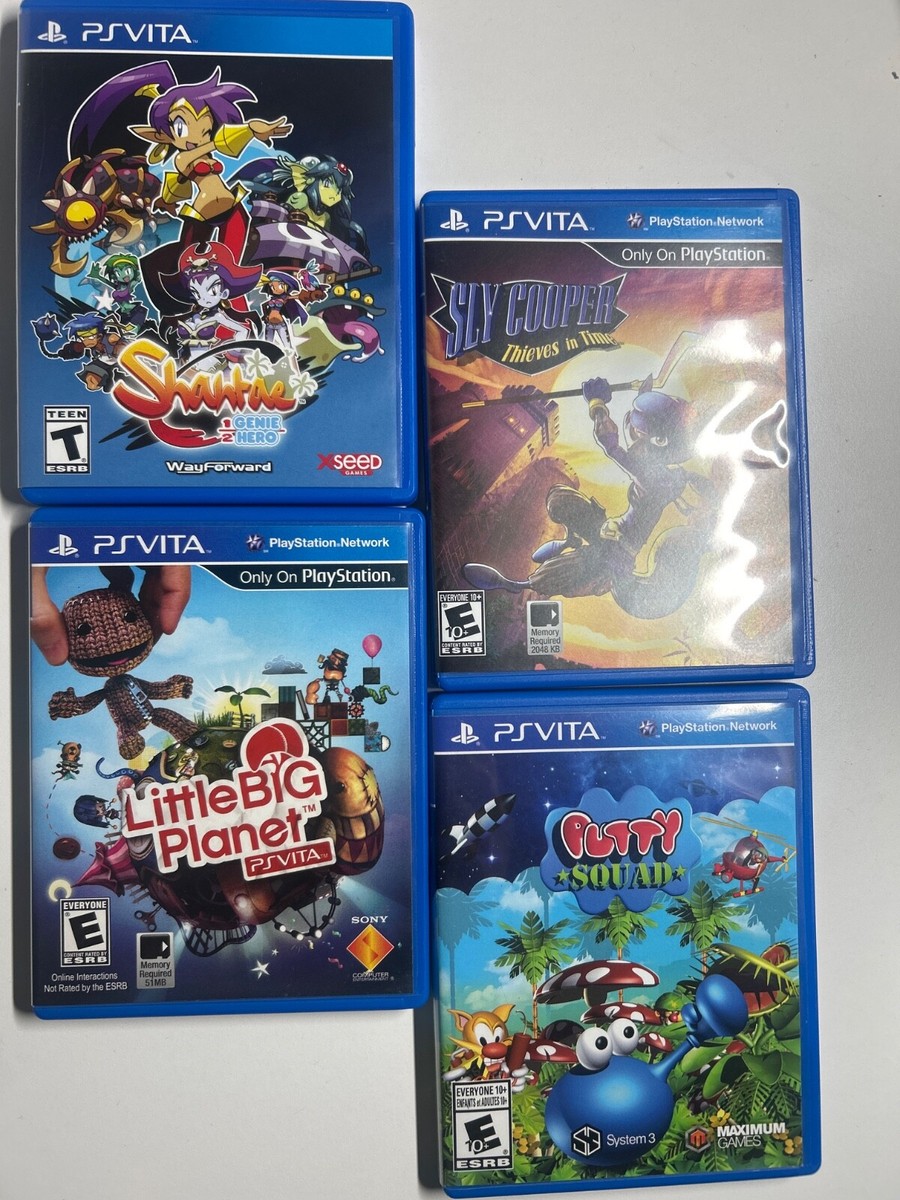 4 Cartoon Platformer Playstation PS Vita Games Lot -tested- Please