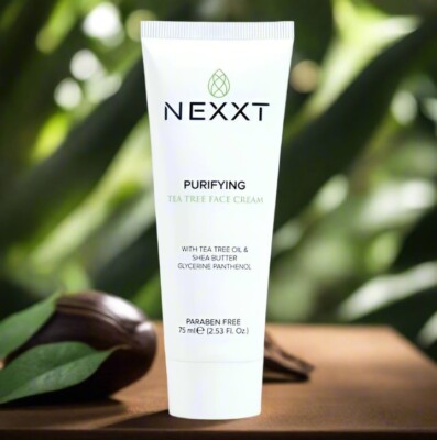 Nexxt Purifying Tea Tree Face Cream 75ml – Acne Control, Oil-Free
