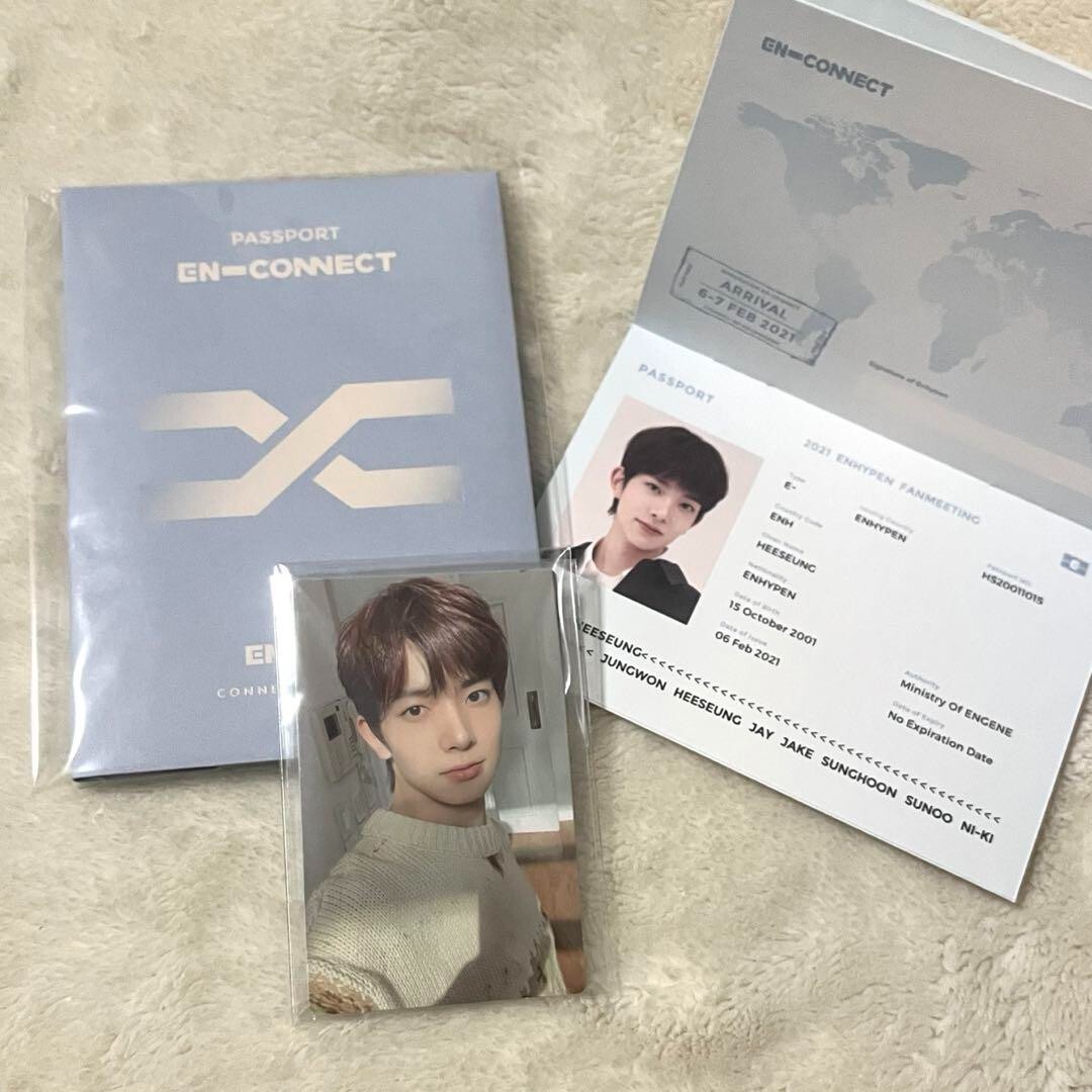 ENHYPEN 2021 FANMEETING EN-CONNECT DVD W/ HEESEUNG Passport