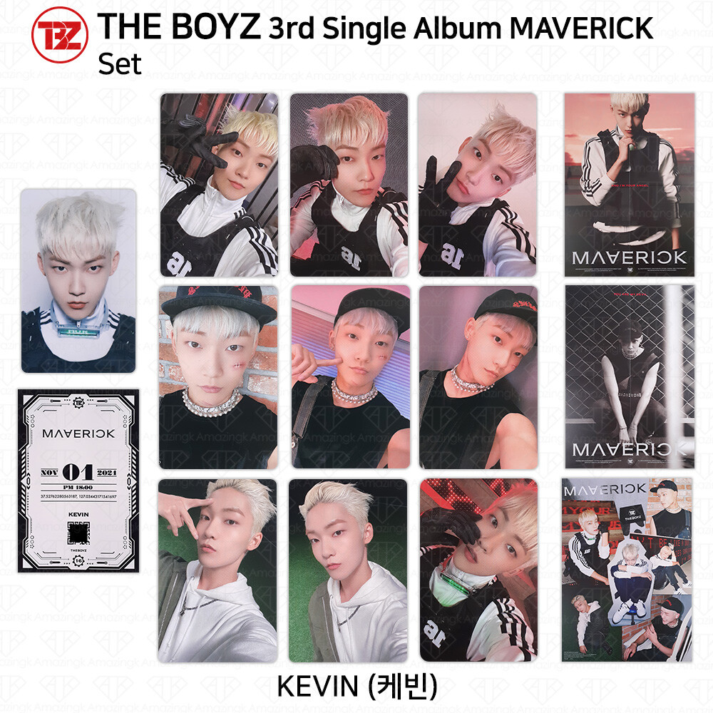 The Boyz 3rd Single Album Maverick Official Photocard Poster Kevin