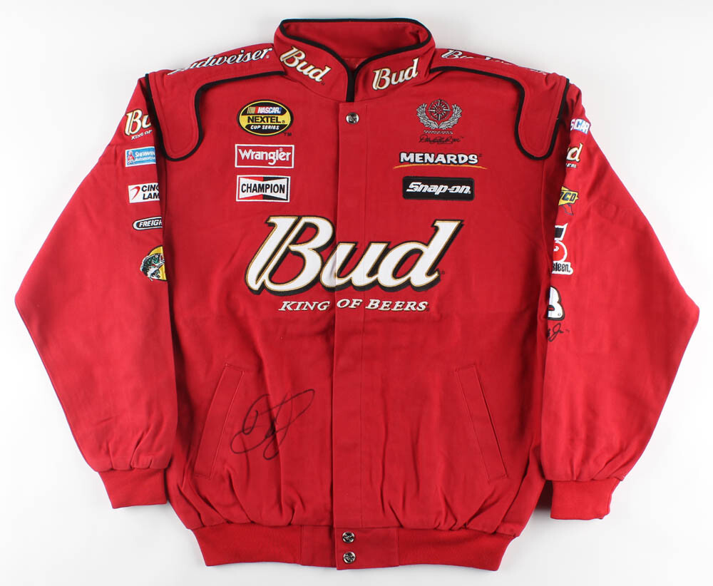 DALE EARNHARDT JR. AUTOGRAPHED CHASE AUTHENTIC BUDWEISER RACING