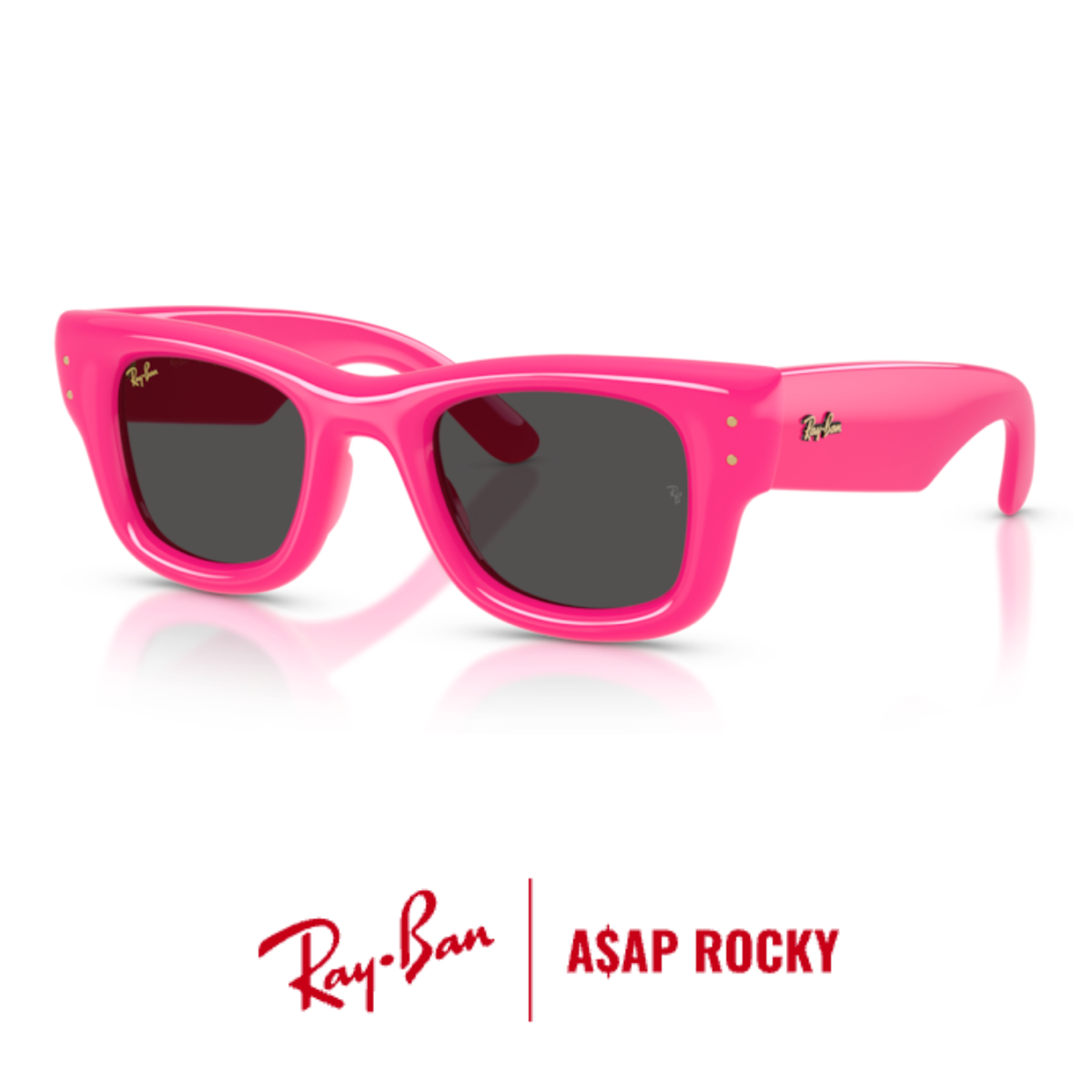Ray-Ban x A$AP Rocky Wayfarer Puffer RB 4940 6832/87 Fucsia (pink