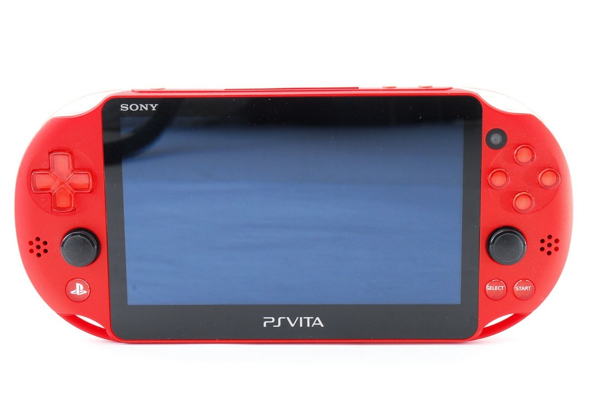 Sony PS Vita Metallic Red Playstation PCH-2000 w/ Charger | eBay