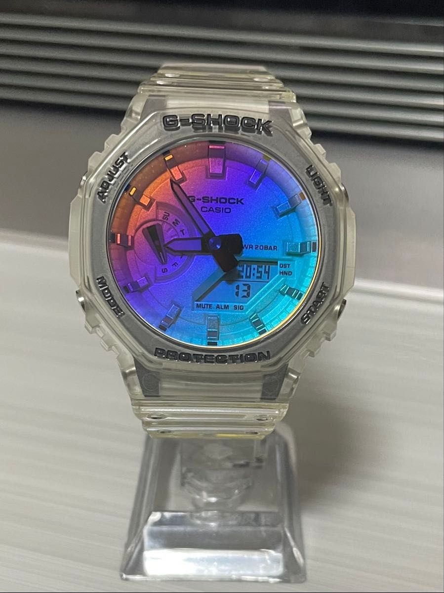 Casio G-SHOCK GA-2100SRS-7A Iridescent Color Toughness Watch NEW