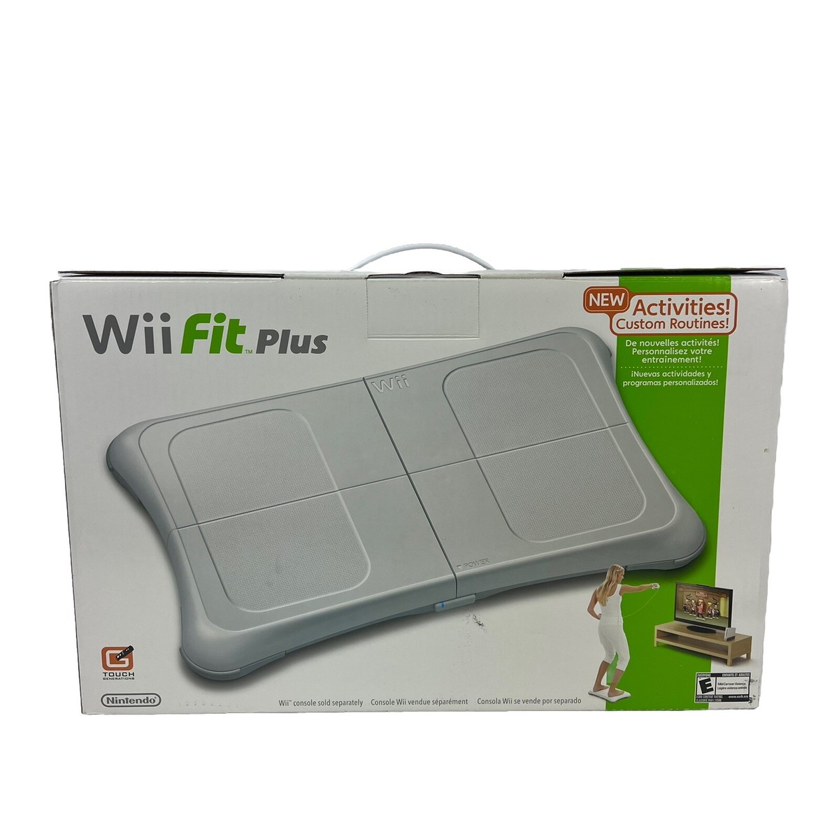 Nintendo Wii Fit Plus Balance Board Disc Aerobics Yoga Balance