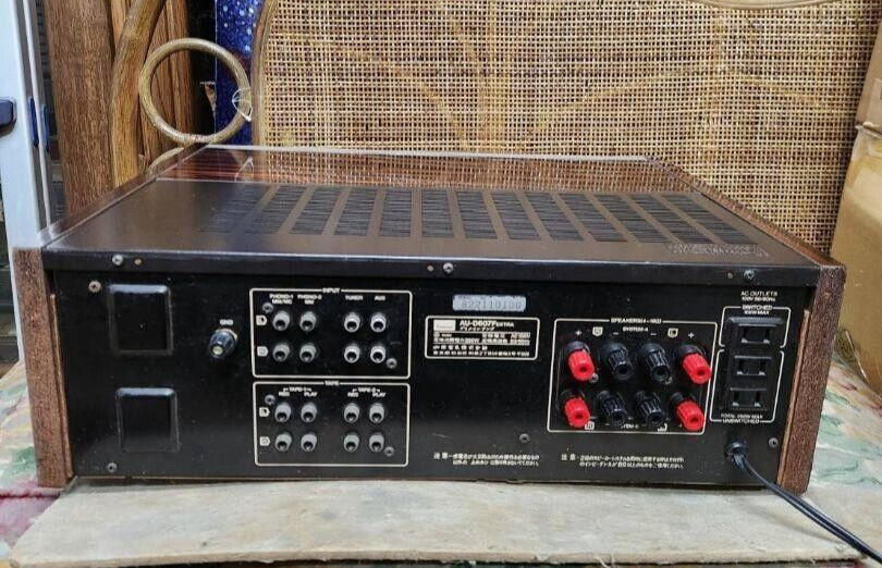 SANSUI AU-D607F EXTRA INTEGRATED AMPLIFIER Silver panel Operation