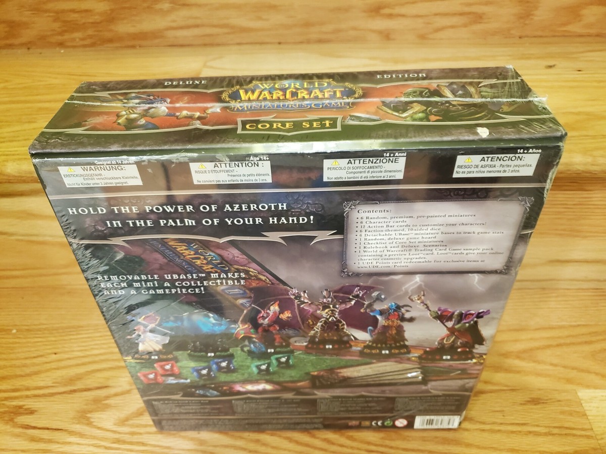 World Of Warcraft Miniatures Game Core Set Deluxe Edition New